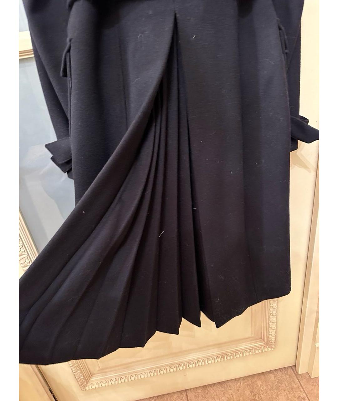 VALENTINO Черное шерстяное пальто, фото 6