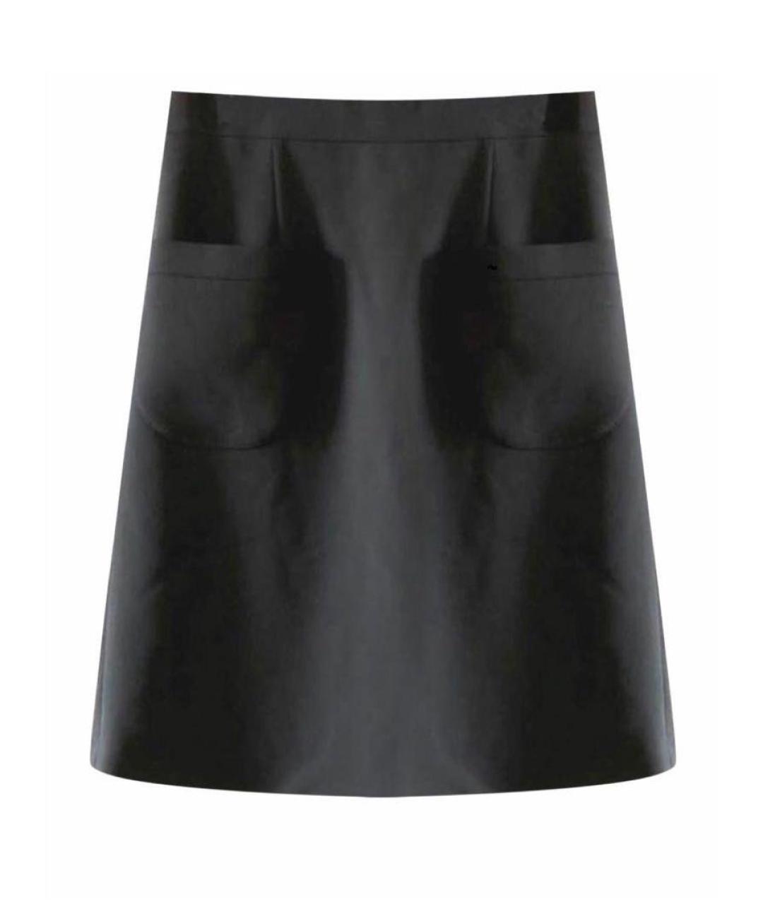CHANEL PRE-OWNED Черная юбка миди, фото 1