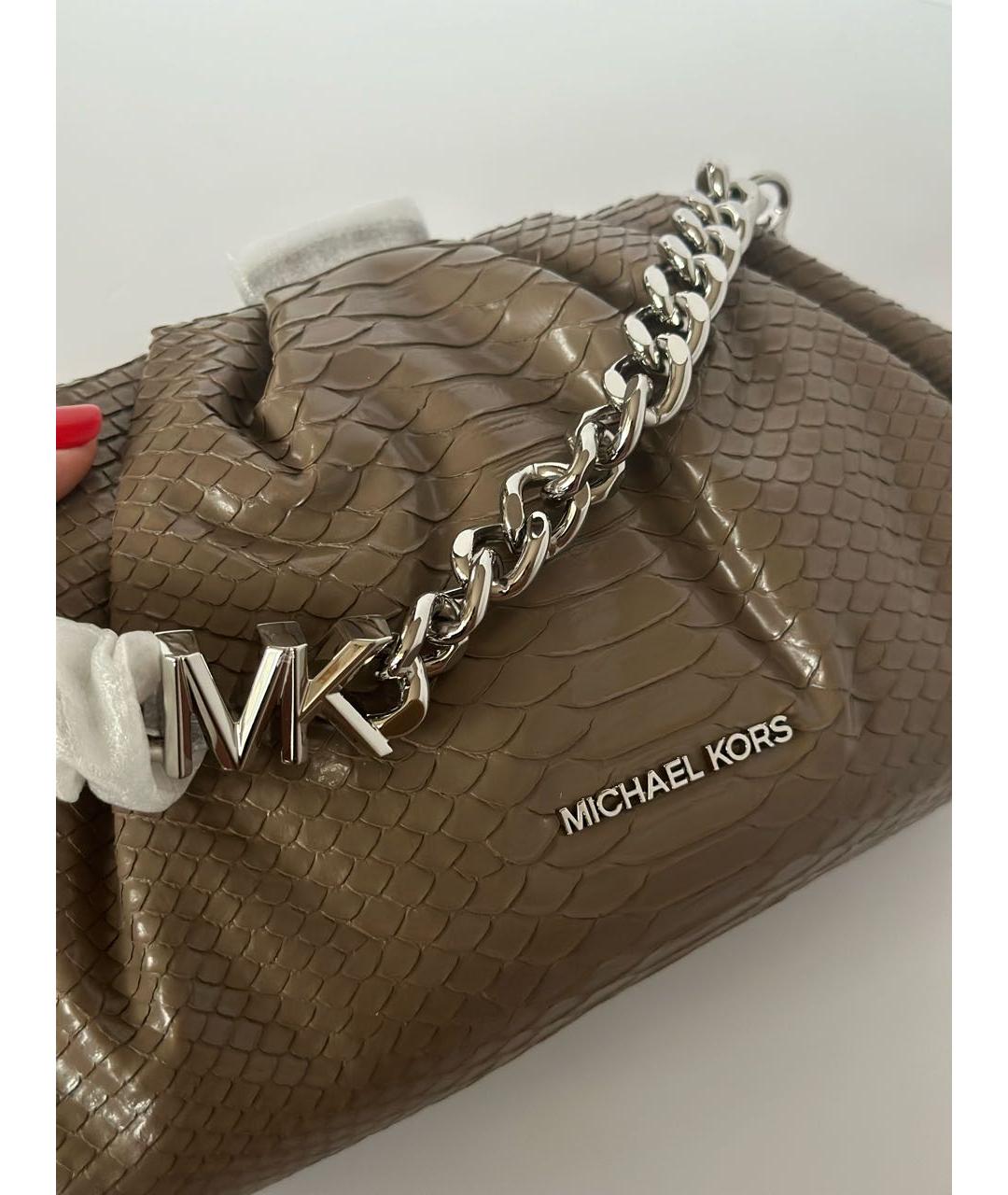 MICHAEL KORS Бежевая сумка через плечо, фото 2