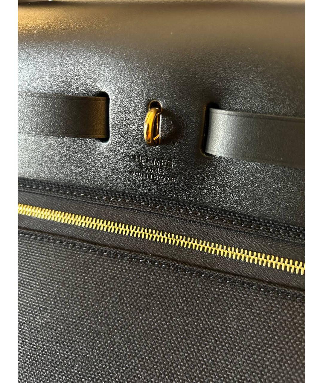 HERMES PRE-OWNED Черная сумка с короткими ручками, фото 5