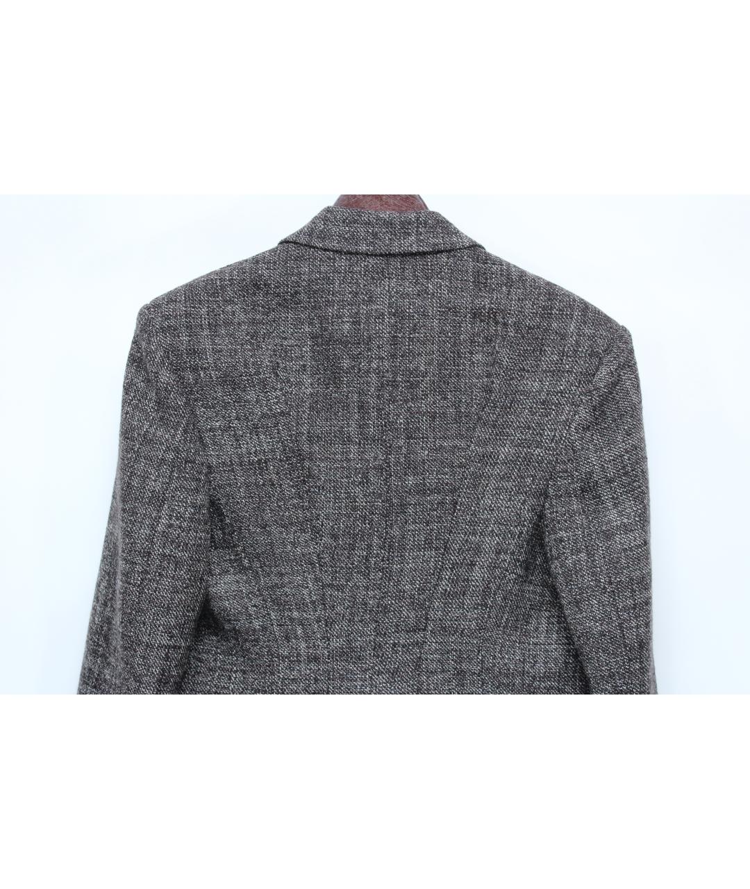 IRO Серый шерстяной жакет/пиджак, фото 4