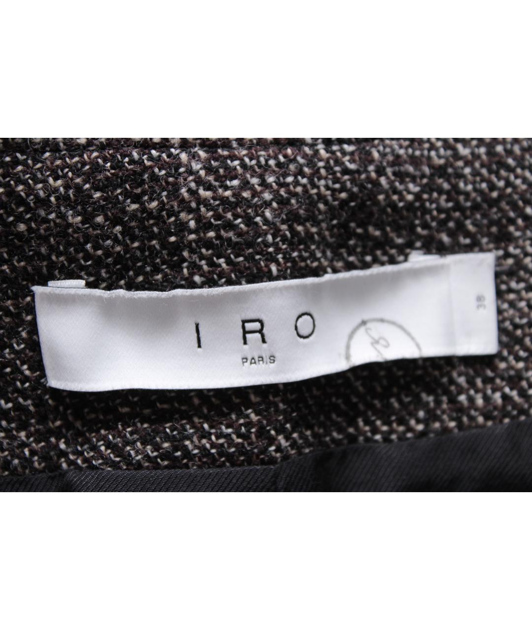 IRO Серый шерстяной жакет/пиджак, фото 6