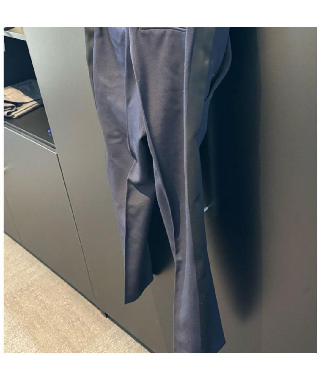CELINE PRE-OWNED Темно-синие прямые брюки, фото 8