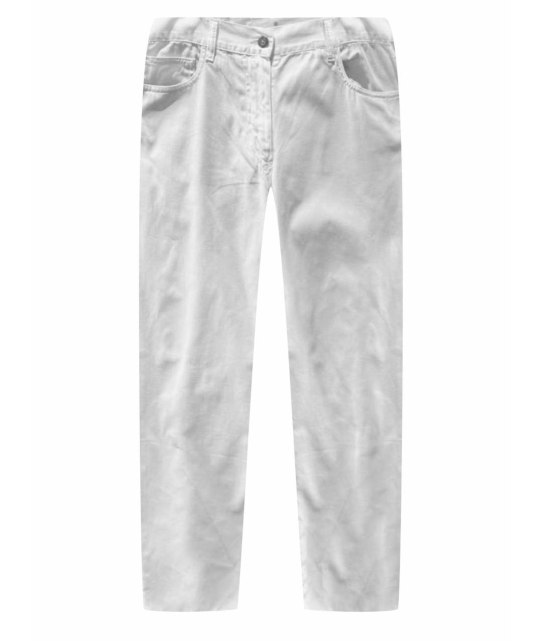 GOLDEN GOOSE DELUXE BRAND Белые прямые джинсы, фото 1