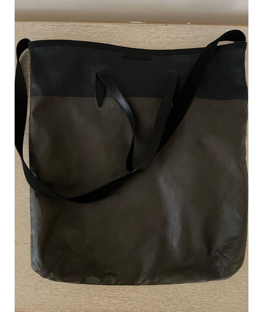DRIES VAN NOTEN Черная сумка через плечо из искусственной кожи, фото 5