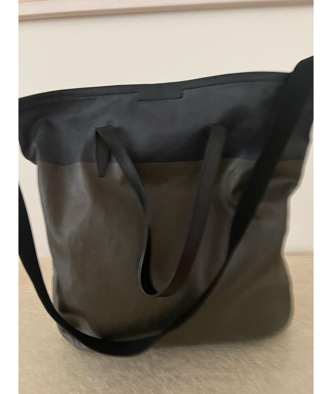 DRIES VAN NOTEN Черная сумка через плечо из искусственной кожи, фото 2