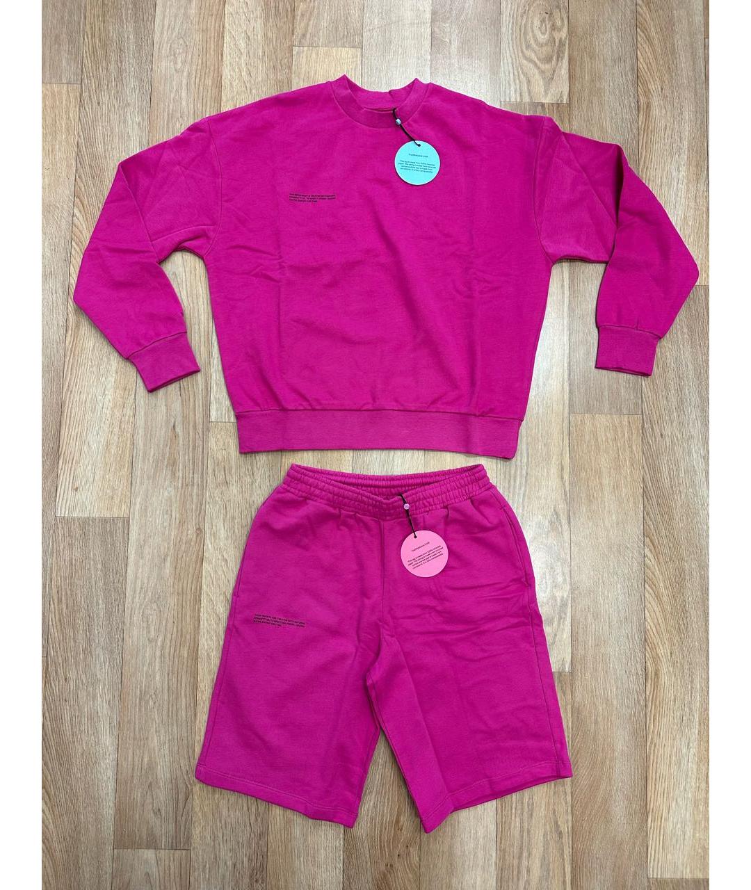 THE PANGAIA Розовый хлопковый спортивные костюмы, фото 7