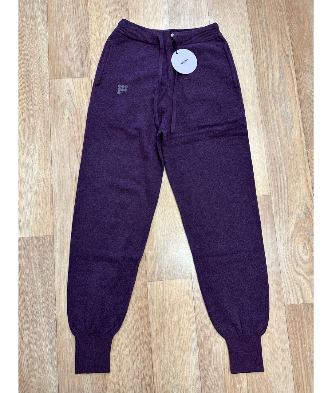 THE PANGAIA Фиолетовые кашемировые спортивные брюки и шорты, фото 7
