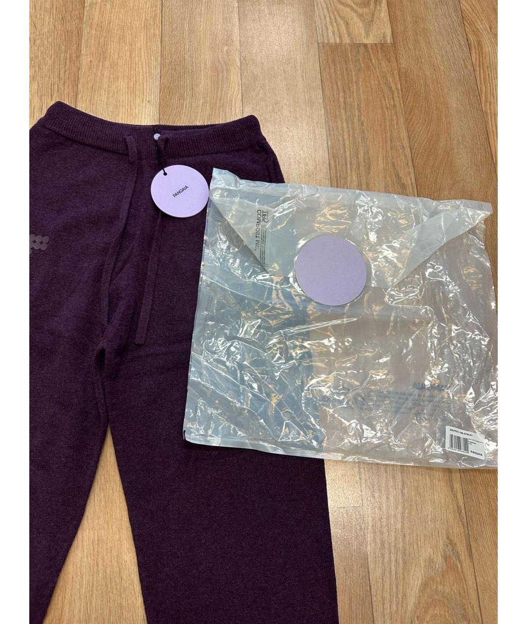 THE PANGAIA Фиолетовые кашемировые спортивные брюки и шорты, фото 2