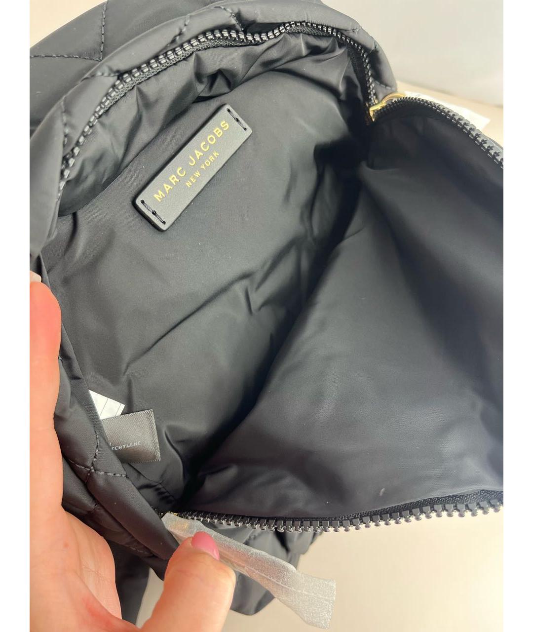 MARC JACOBS Черный синтетический рюкзак, фото 4