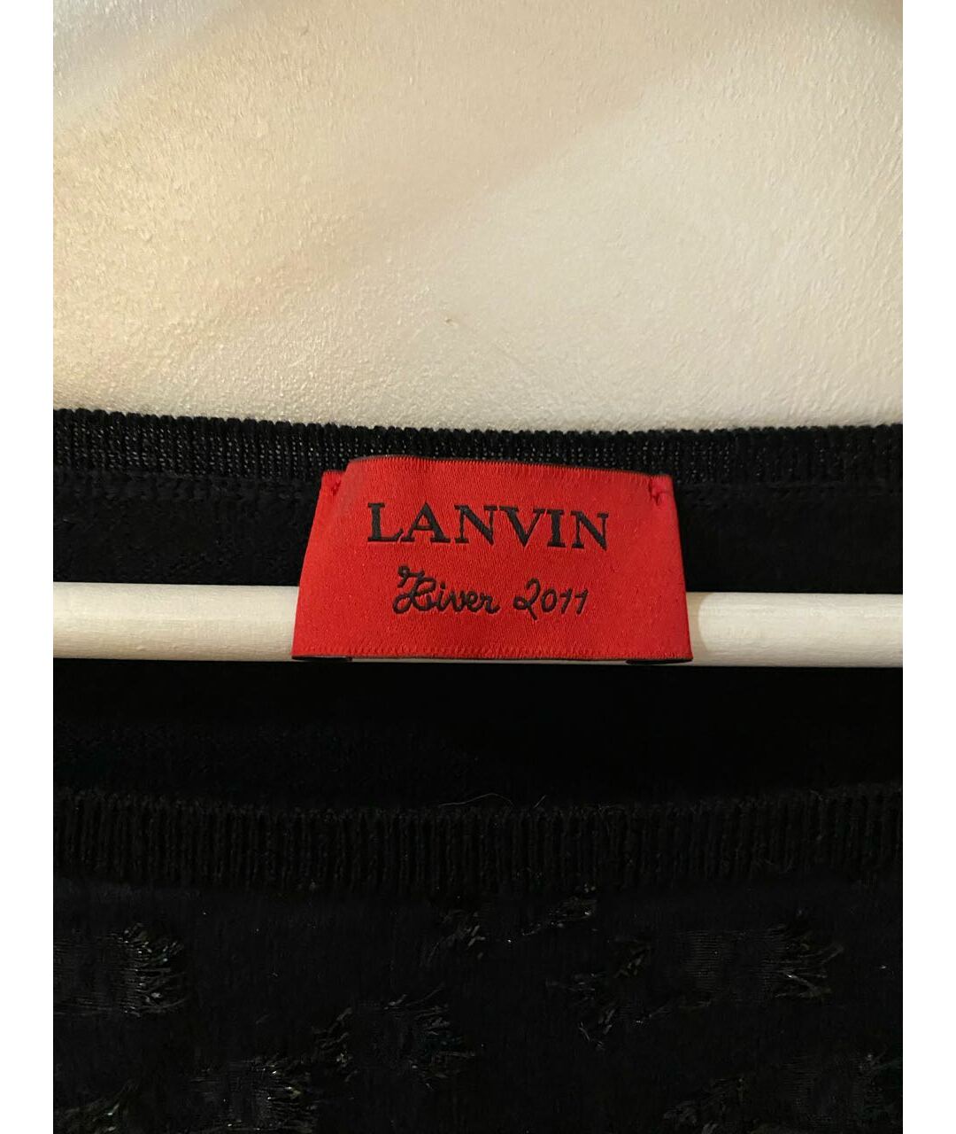 LANVIN Черная шерстяная рубашка, фото 3