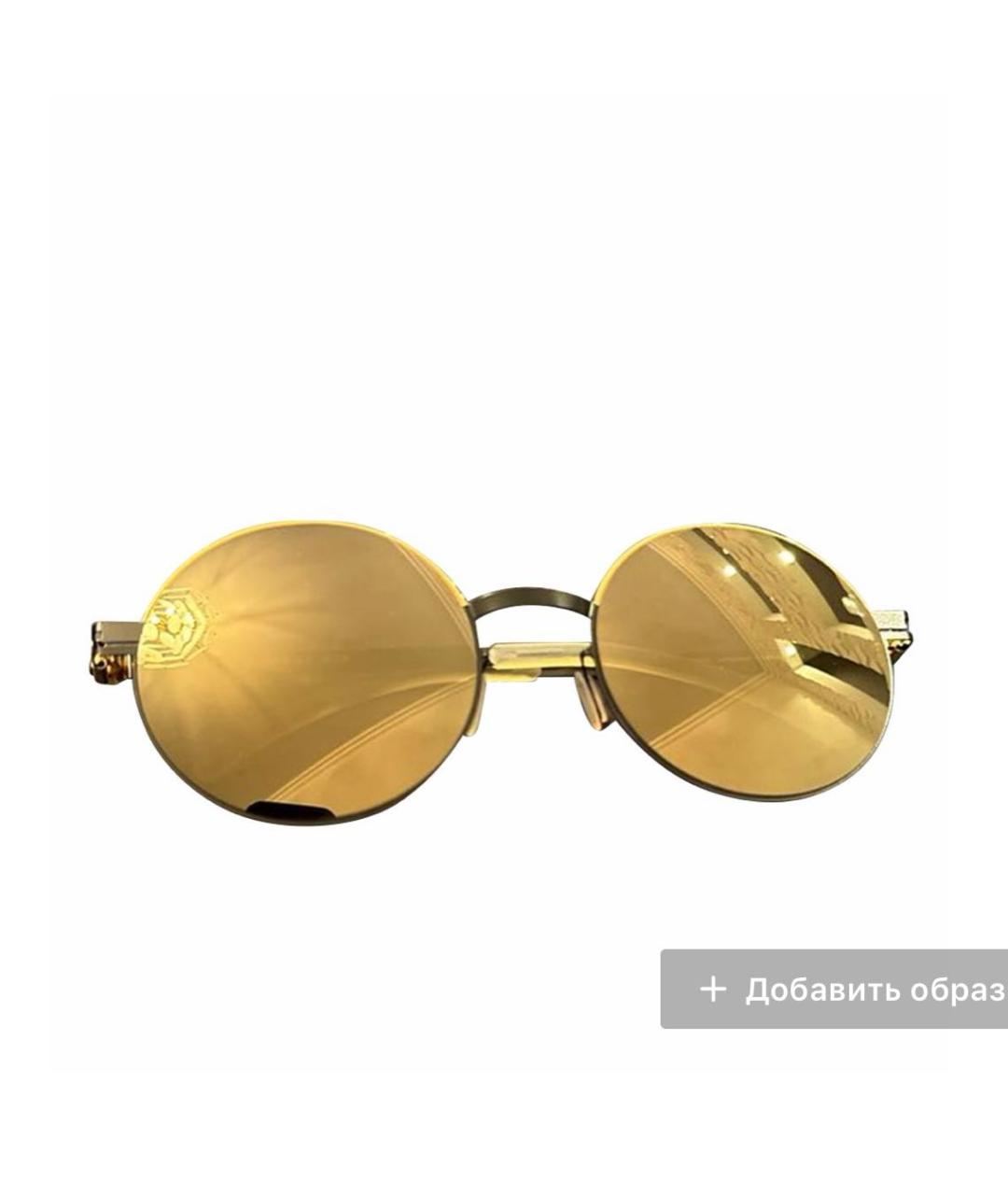 MYKITA Золотые металлические солнцезащитные очки, фото 8