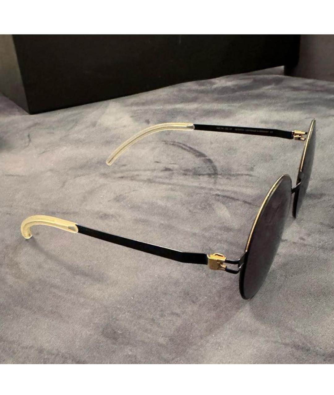 MYKITA Золотые металлические солнцезащитные очки, фото 7
