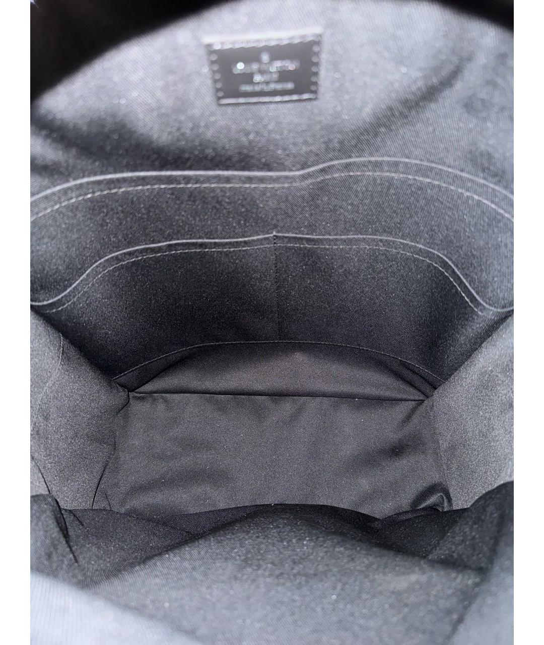 LOUIS VUITTON PRE-OWNED Антрацитовый рюкзак, фото 7