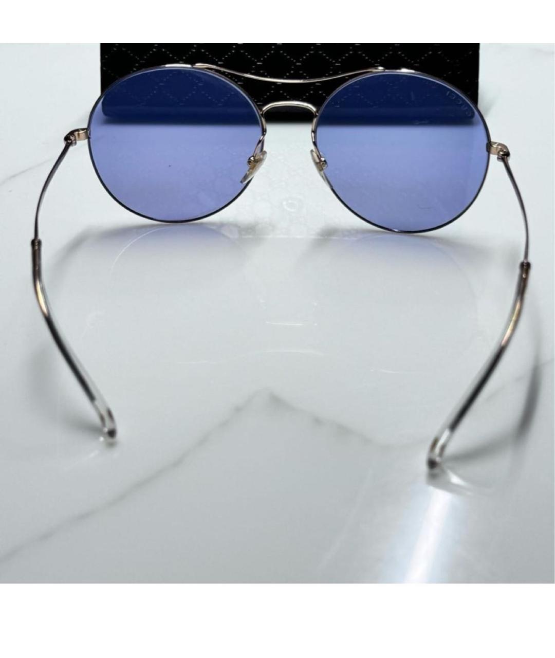 GUCCI Металлические солнцезащитные очки, фото 3