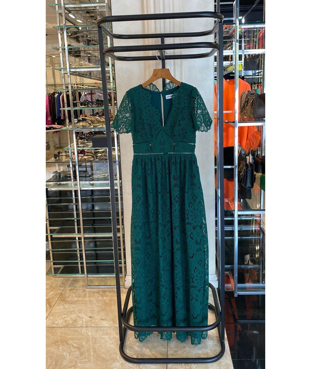 SELF-PORTRAIT Зеленые повседневное платье, фото 2