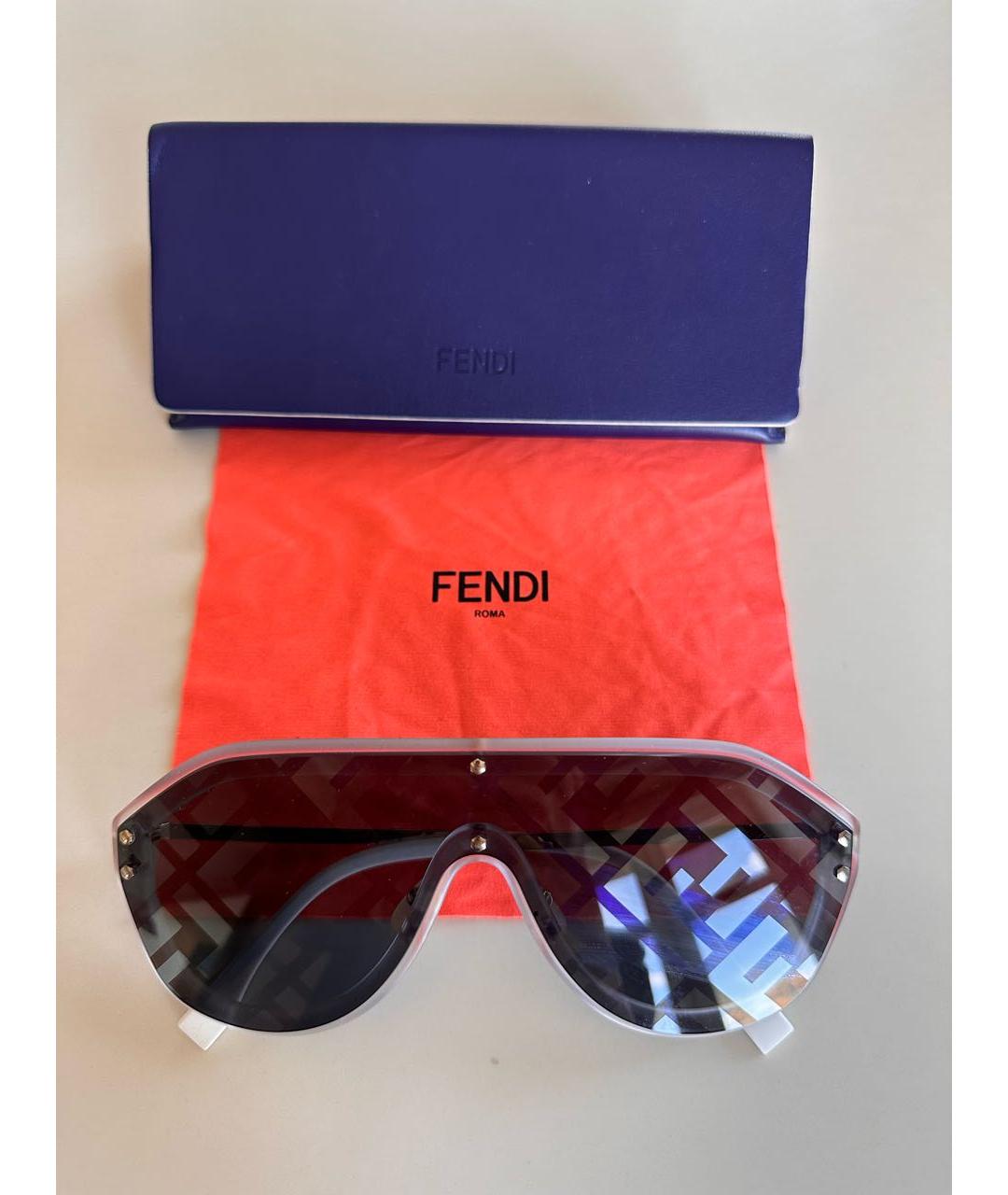 FENDI Коричневые солнцезащитные очки, фото 4