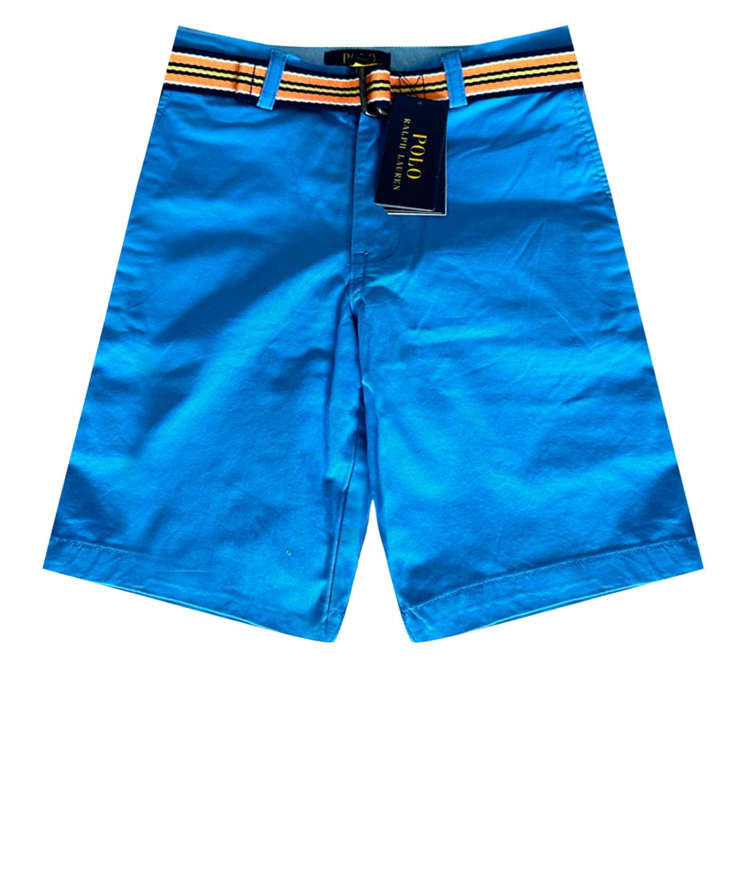 POLO RALPH LAUREN Голубые хлопковые брюки и шорты, фото 1