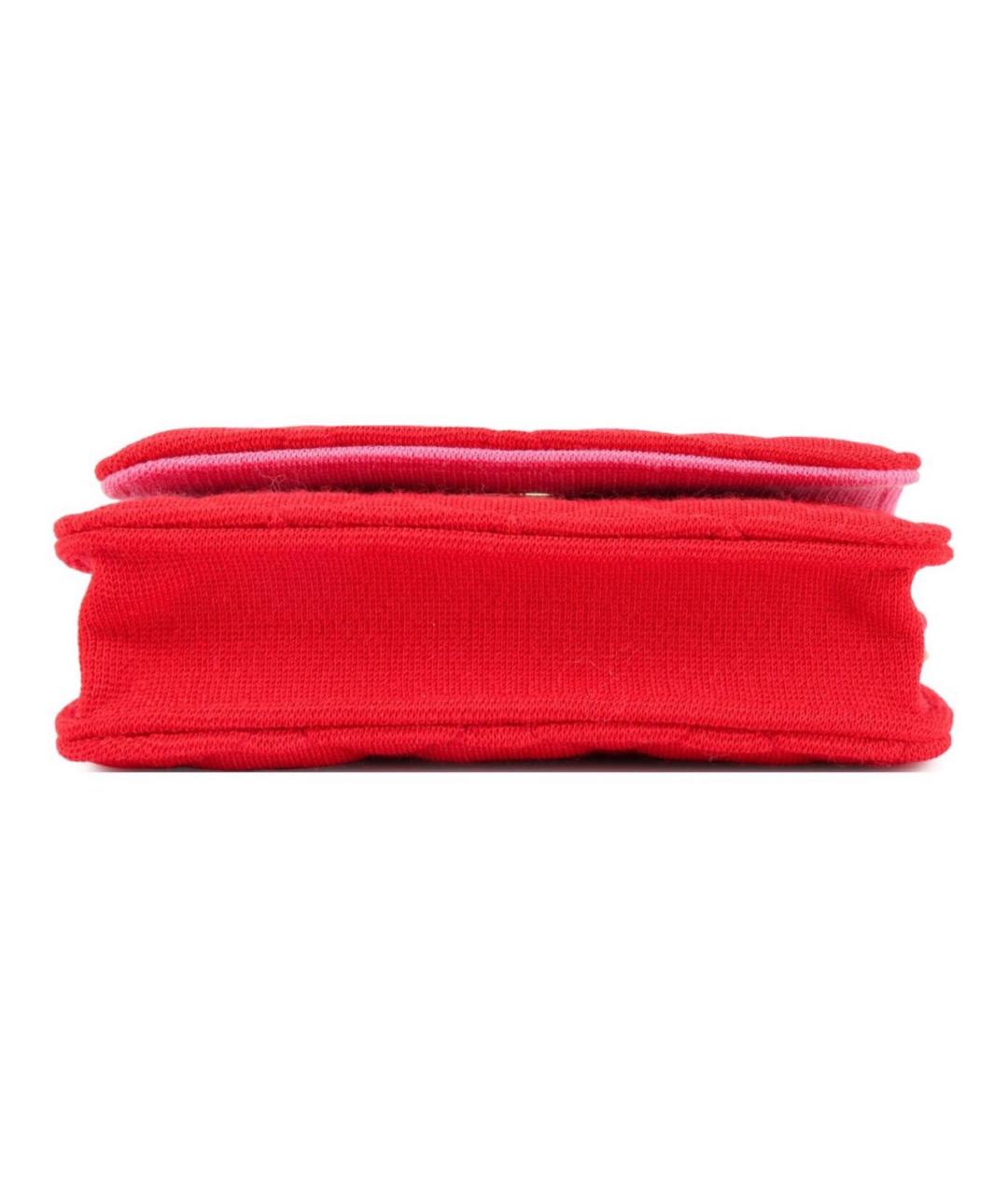 CHANEL PRE-OWNED Красная сумка через плечо, фото 4