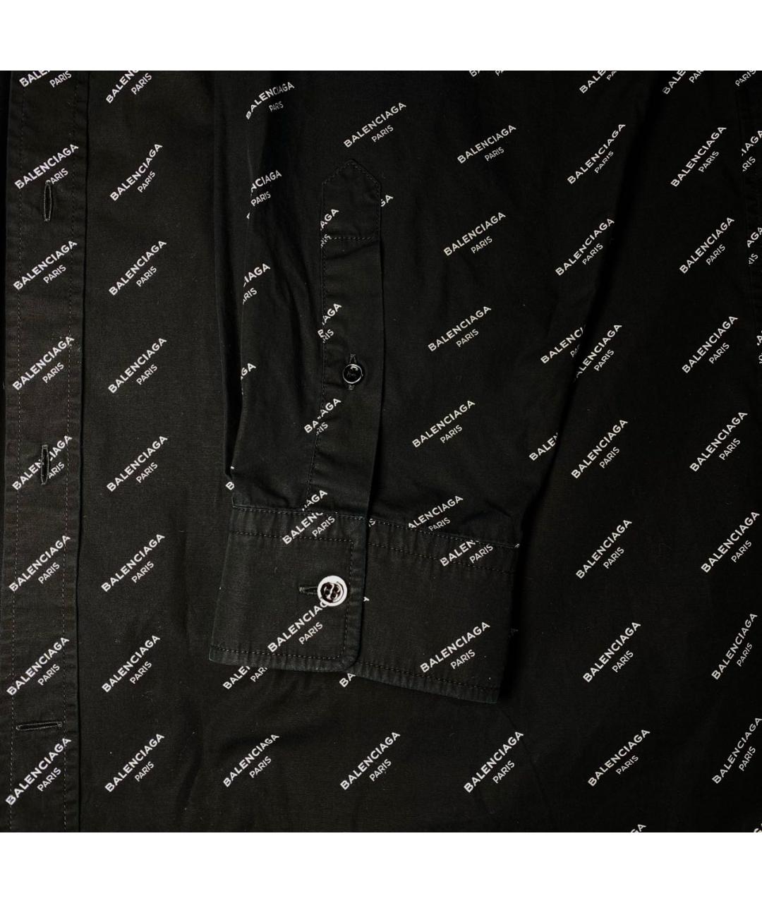 BALENCIAGA Черная кэжуал рубашка, фото 4