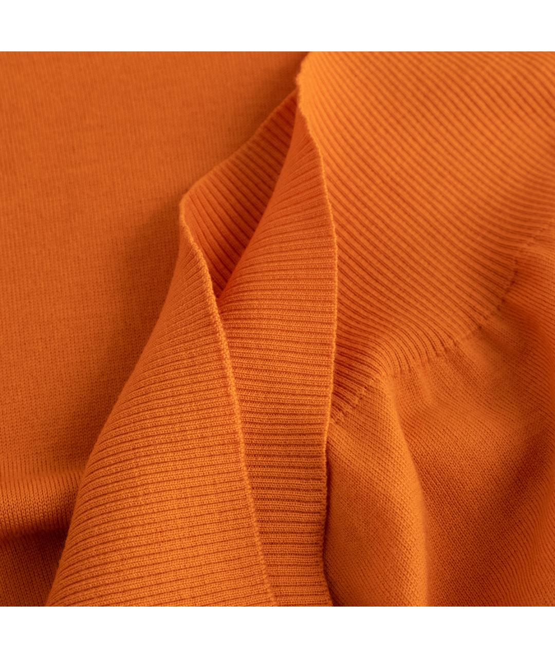 CORTIGIANI Оранжевый шерстяной джемпер / свитер, фото 5