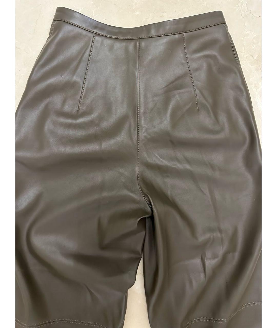 12 STOREEZ Хаки полиэстеровые брюки широкие, фото 2
