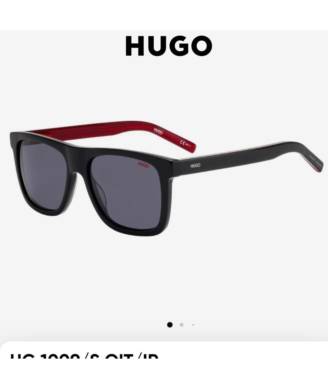 HUGO BOSS Черные солнцезащитные очки, фото 8