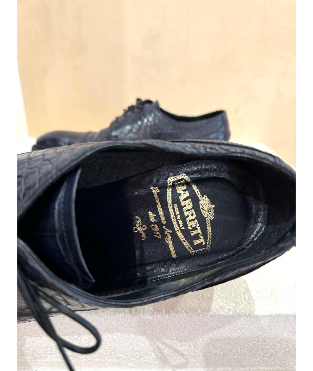 BARRETT Темно-синие туфли из экзотической кожи, фото 5