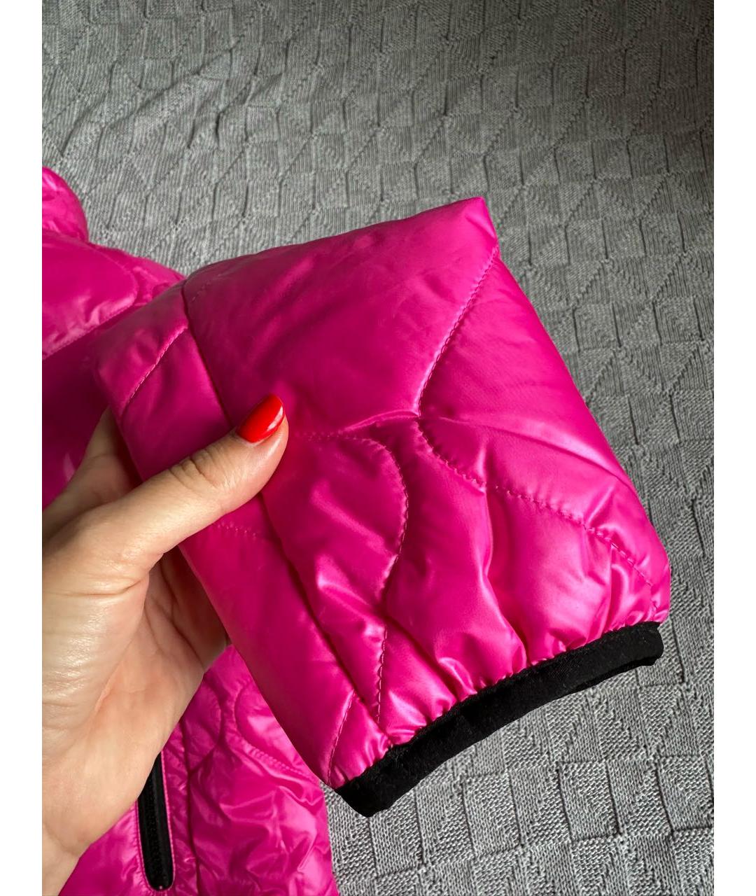 MICHAEL KORS Розовая синтетическая куртка, фото 5