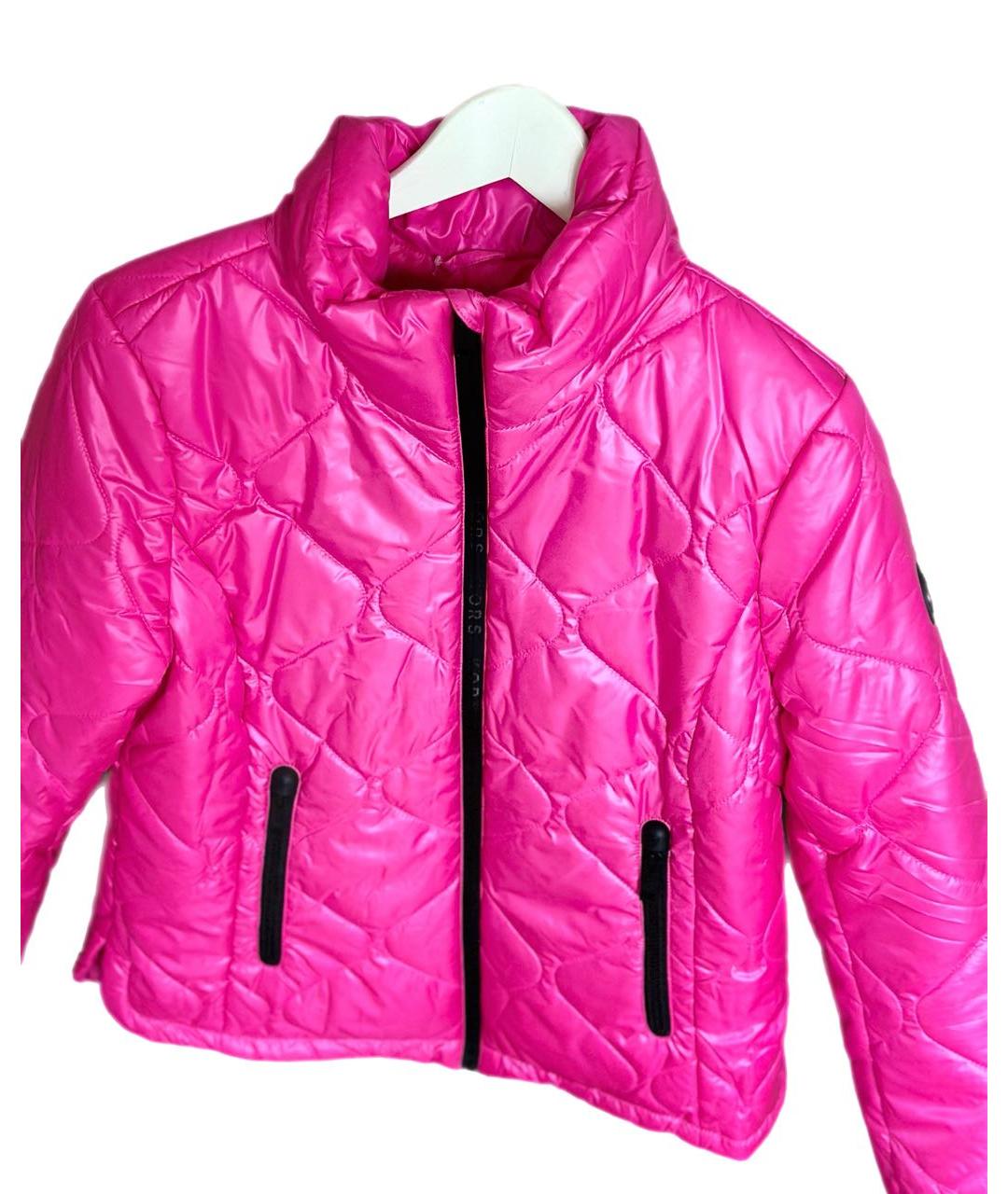MICHAEL KORS Розовая синтетическая куртка, фото 8