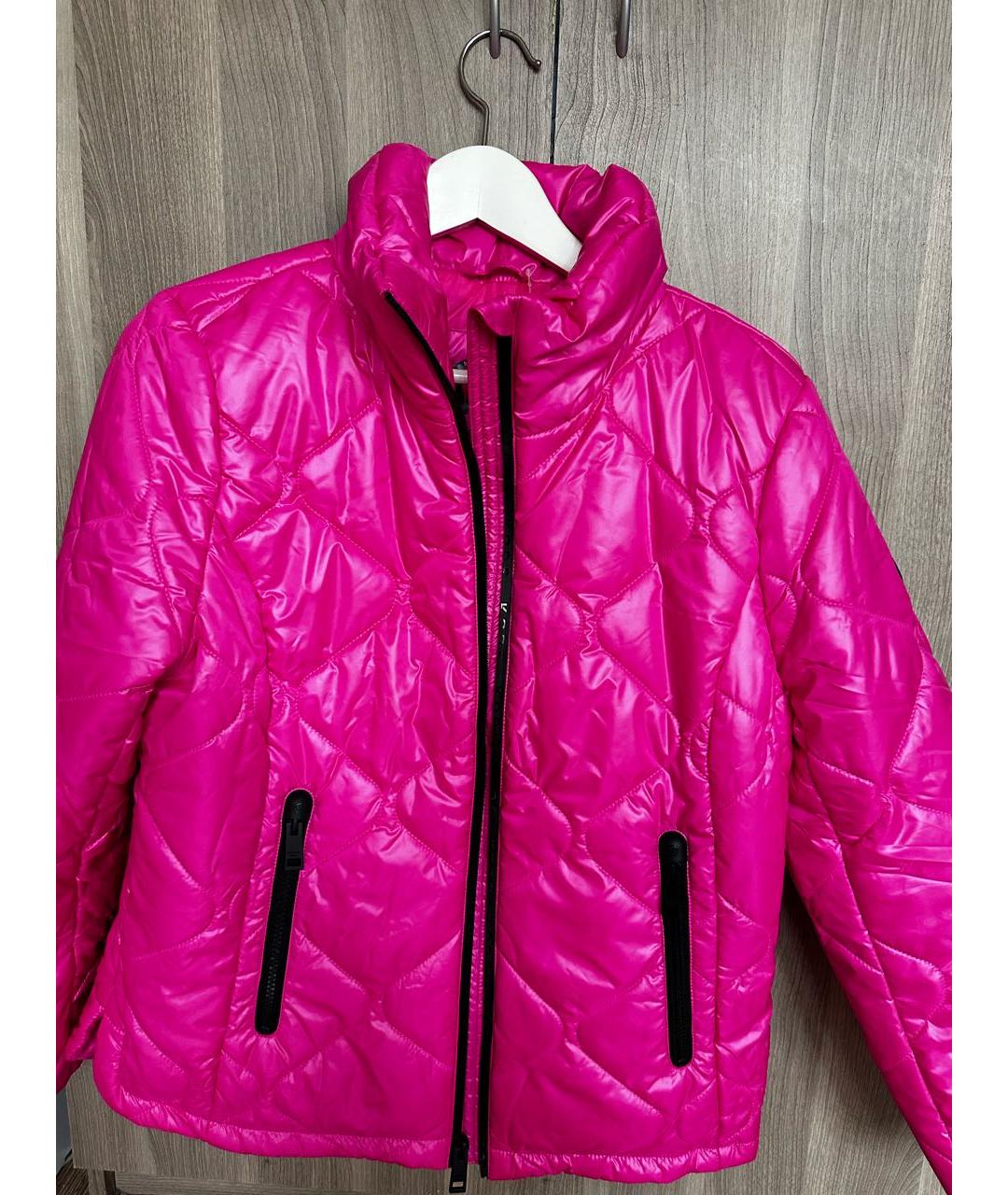 MICHAEL KORS Розовая синтетическая куртка, фото 7