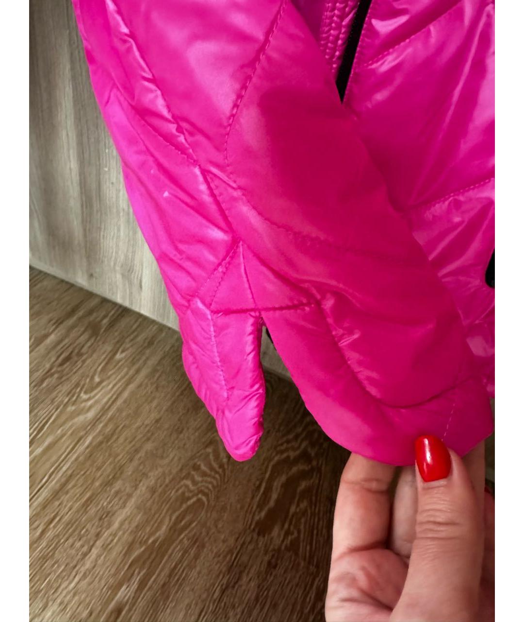 MICHAEL KORS Розовая синтетическая куртка, фото 3