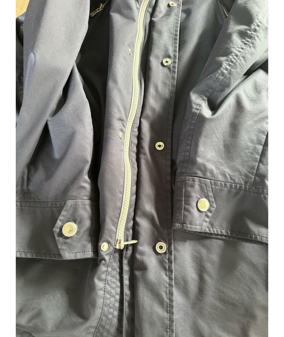 BRUNELLO CUCINELLI Темно-синяя полиамидовая куртка, фото 5