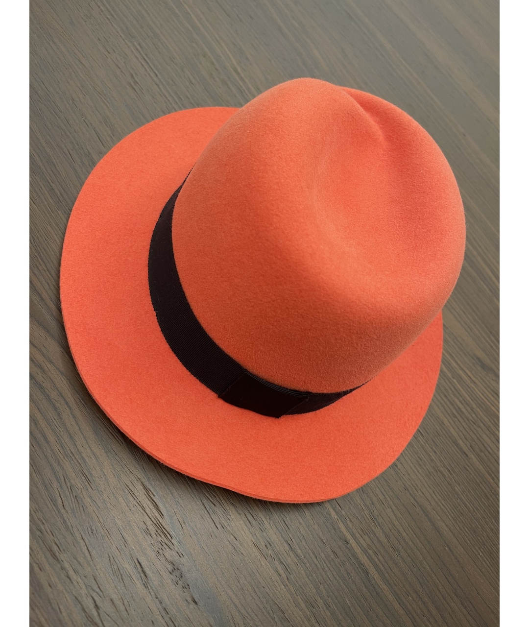 MAISON MICHEL Оранжевая шерстяная шляпа, фото 4
