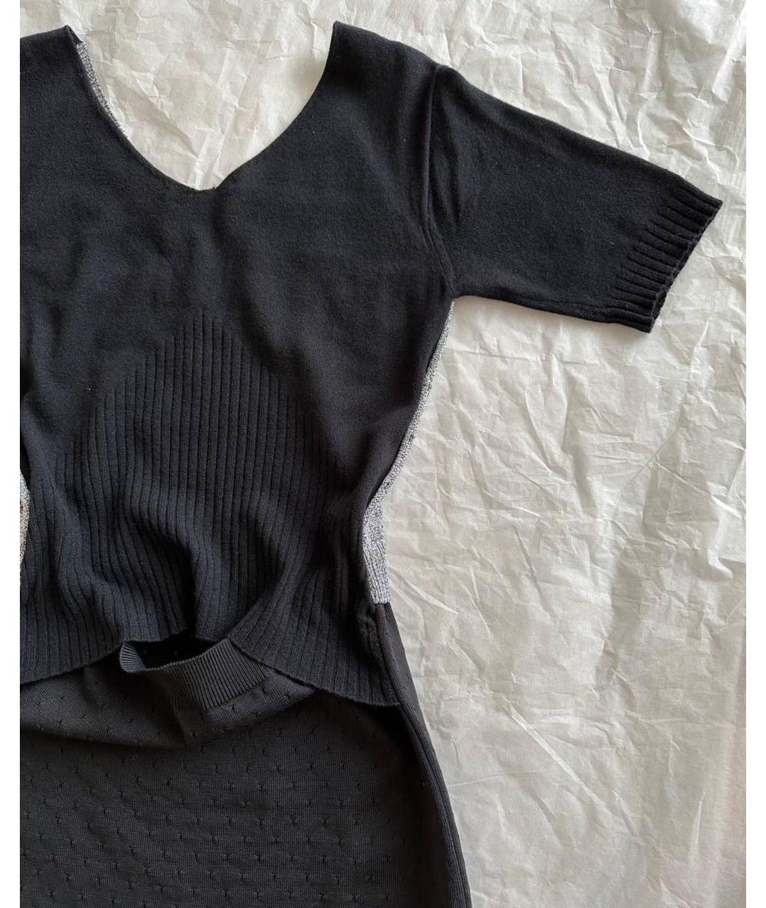 LOUIS VUITTON PRE-OWNED Черное полиамидовое повседневное платье, фото 5