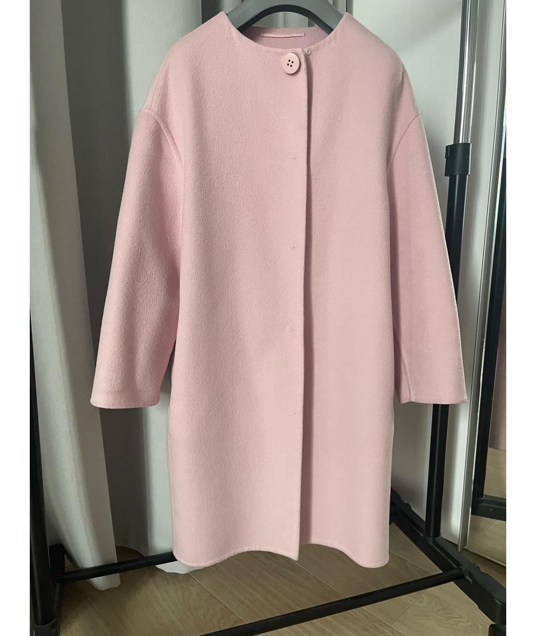 PRADA Розовое кашемировое пальто, фото 5