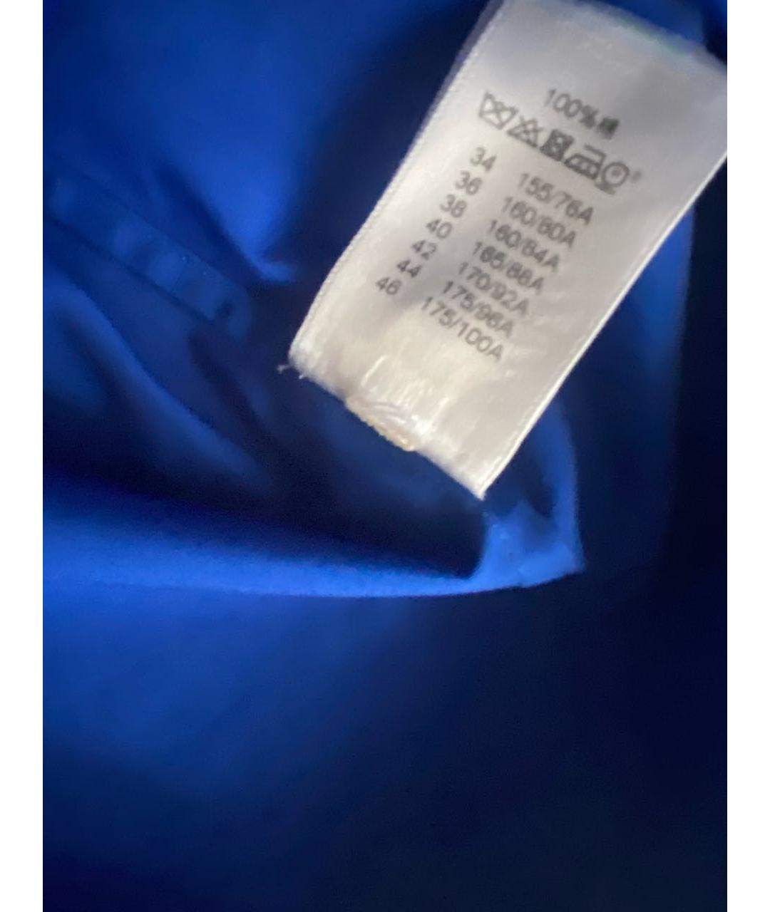 CELINE PRE-OWNED Синяя хлопковая рубашка, фото 4