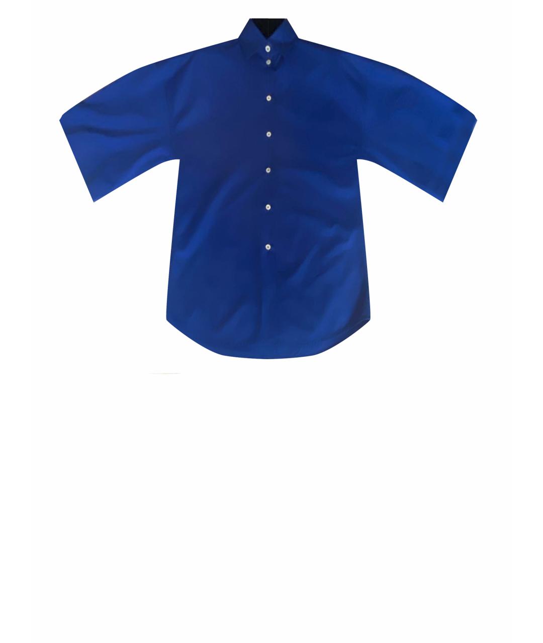 CELINE Синяя хлопковая рубашка, фото 1