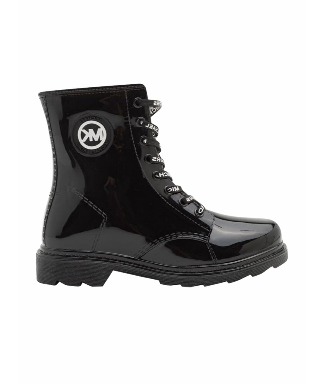 MICHAEL MICHAEL KORS Черные резиновые ботинки, фото 1