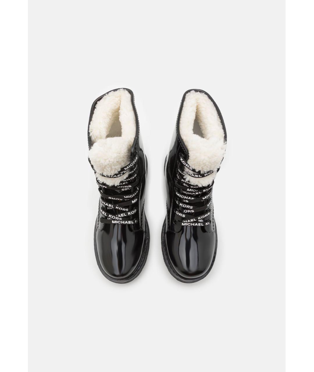 MICHAEL MICHAEL KORS Черные резиновые ботинки, фото 4