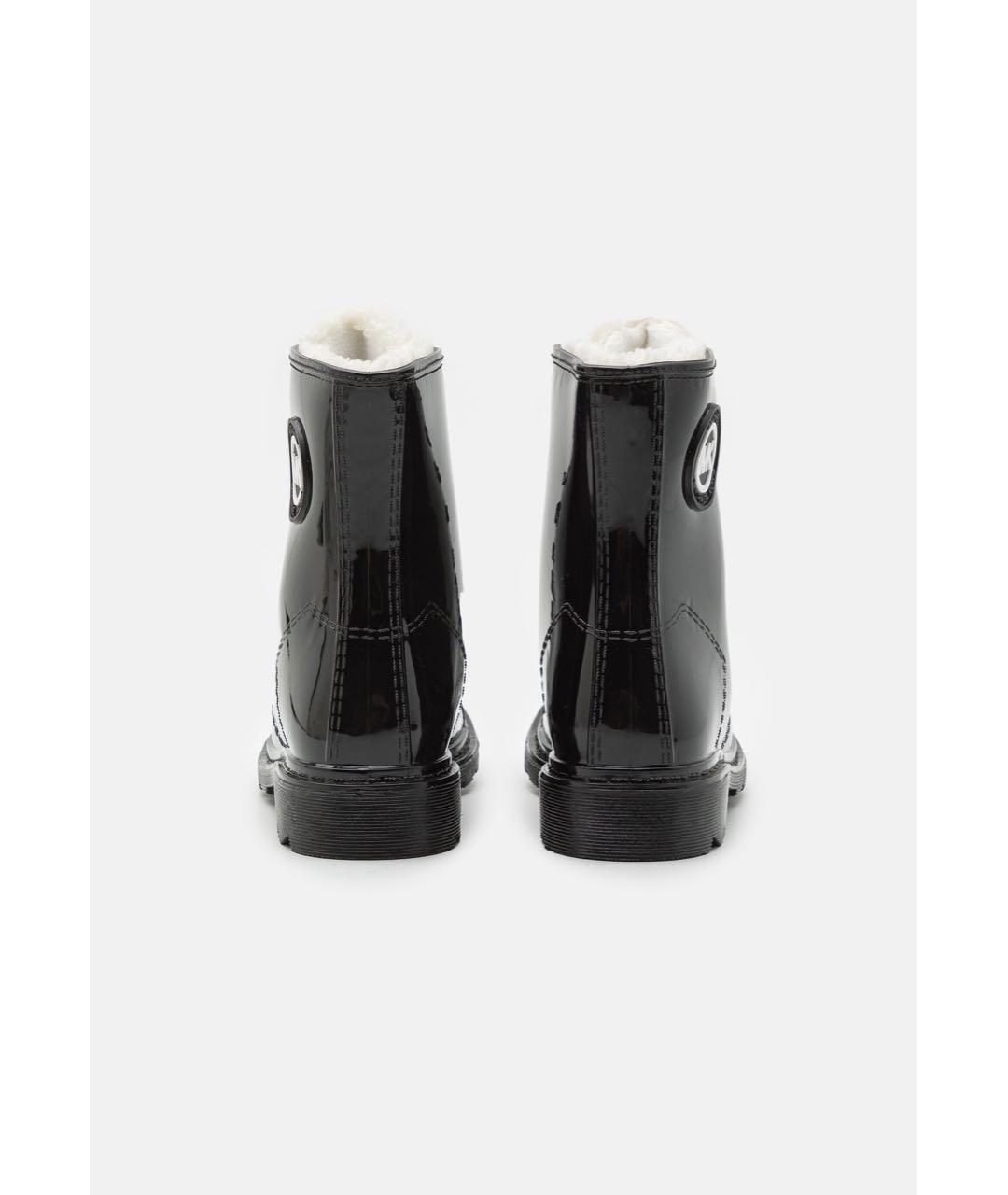 MICHAEL MICHAEL KORS Черные резиновые ботинки, фото 3
