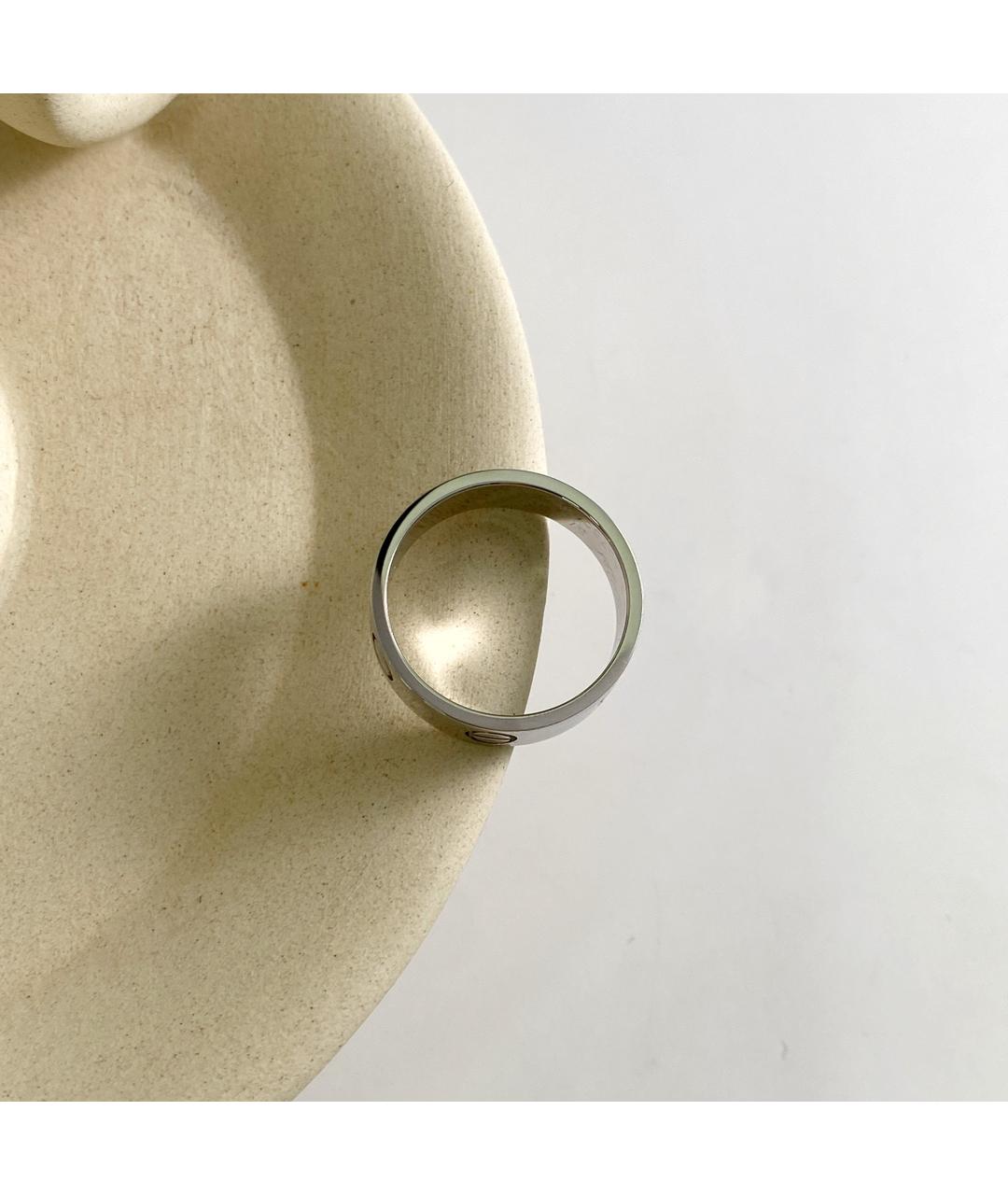 CARTIER Белое кольцо из белого золота, фото 4