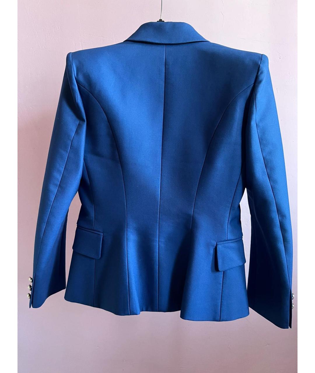 BALMAIN Синий жакет/пиджак, фото 2