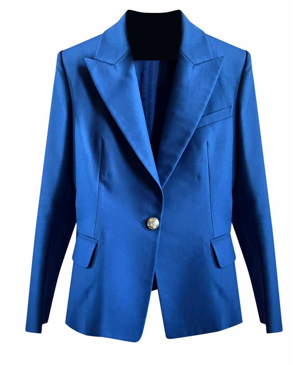 BALMAIN Синий жакет/пиджак, фото 1