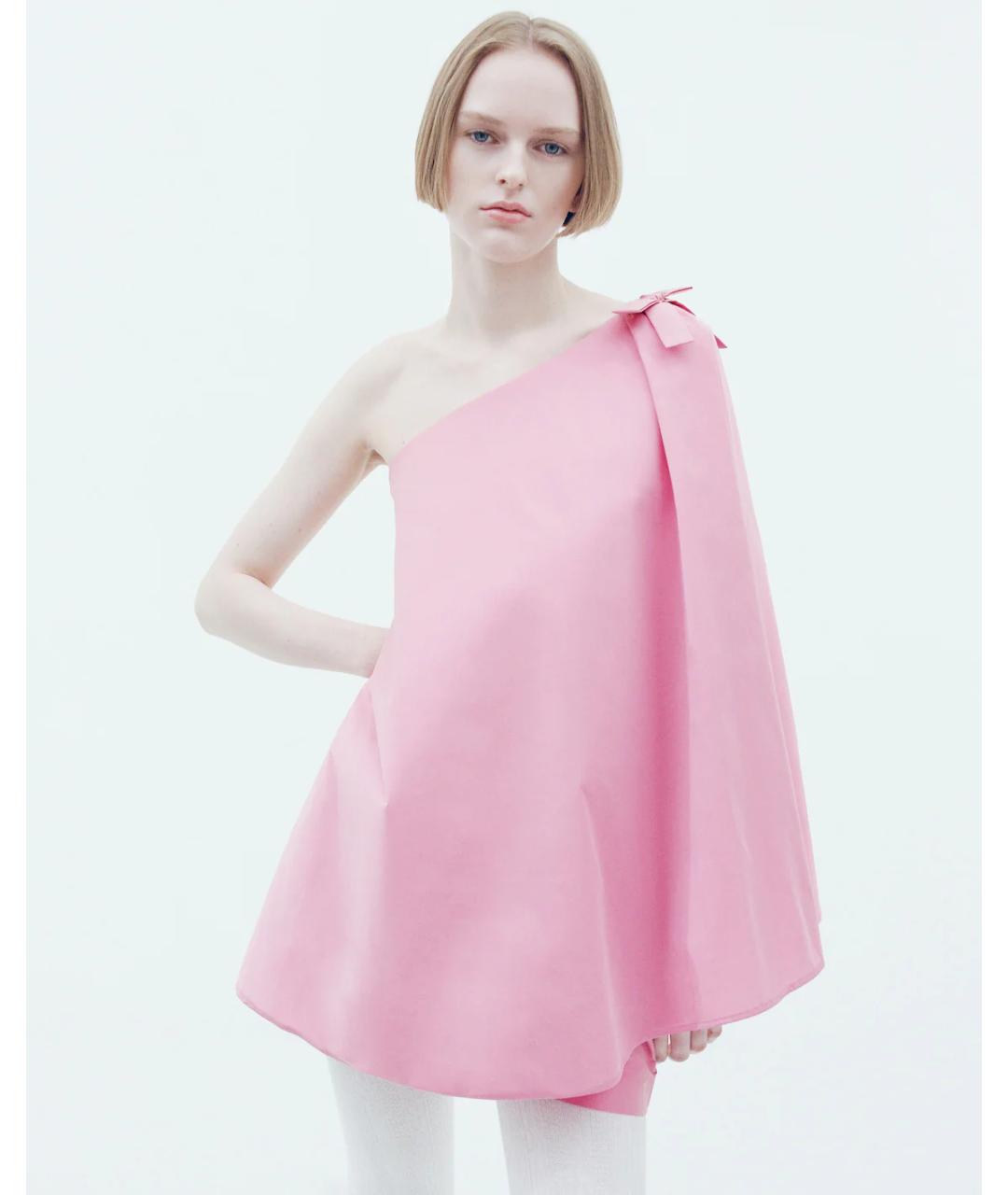 BERNADETTE Розовое полиэстеровое коктейльное платье, фото 2