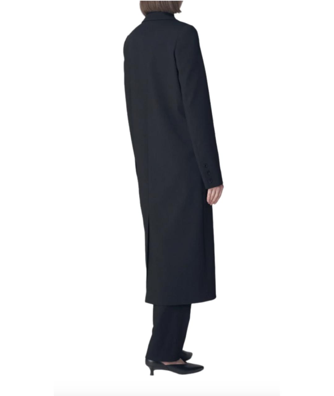 CO Черное шерстяное пальто, фото 3