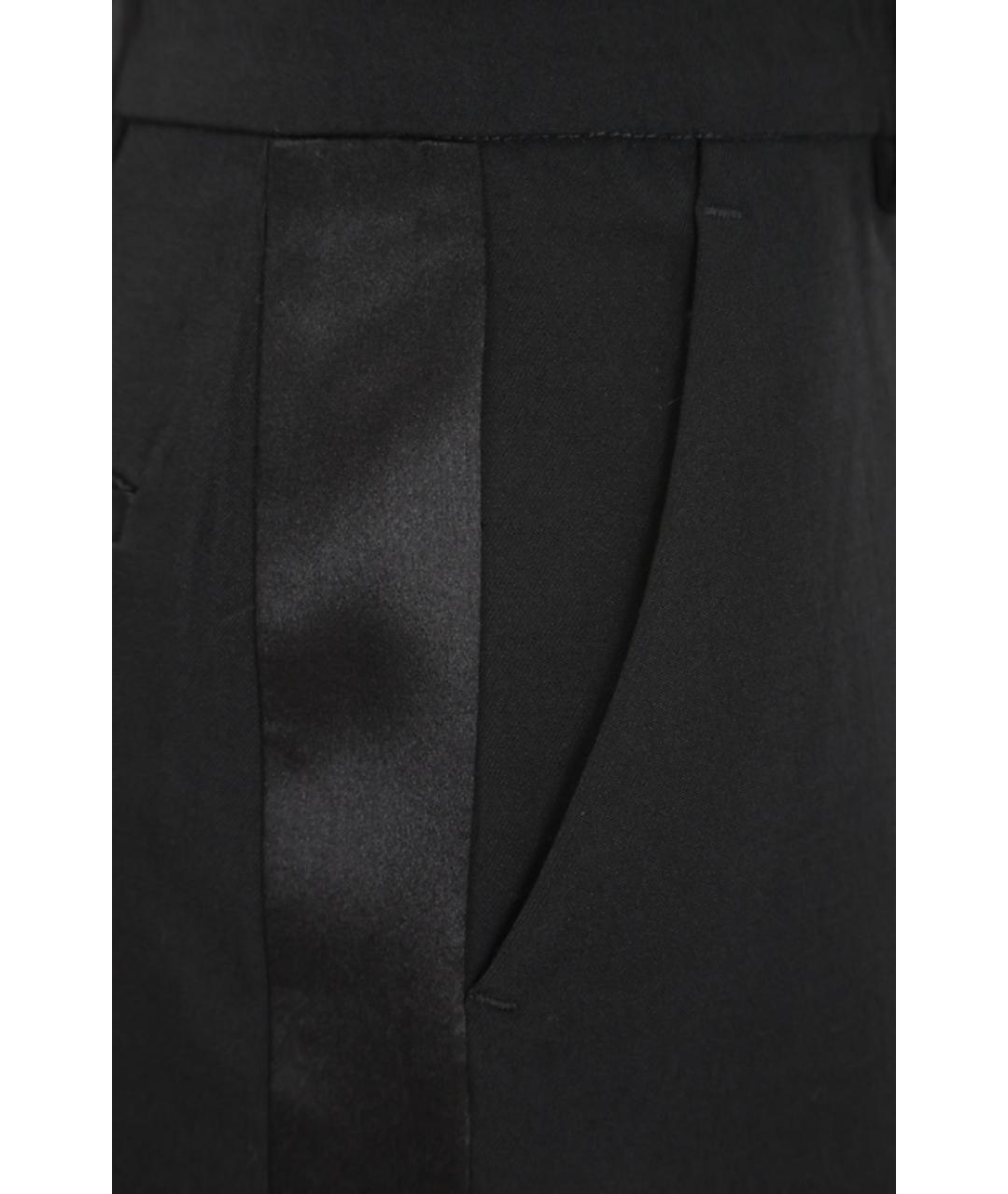 CO Черная шерстяная юбка миди, фото 3