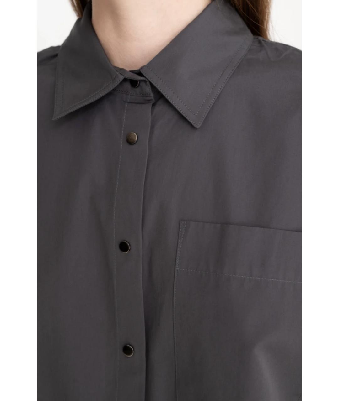 CO Черная хлопковая рубашка, фото 5