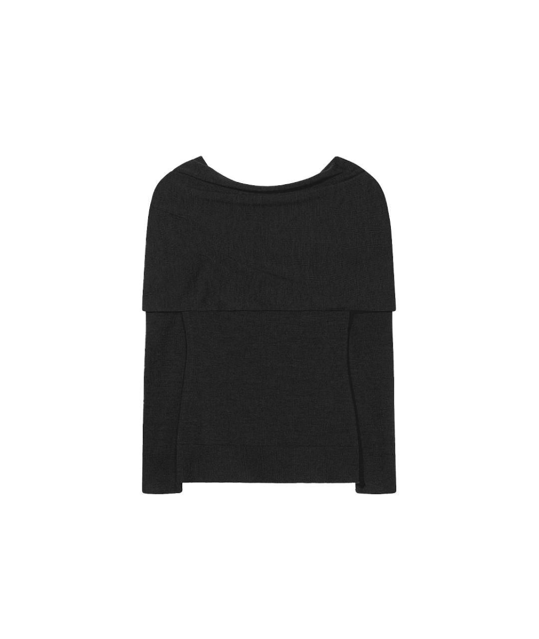 CO Черный шерстяной джемпер / свитер, фото 1