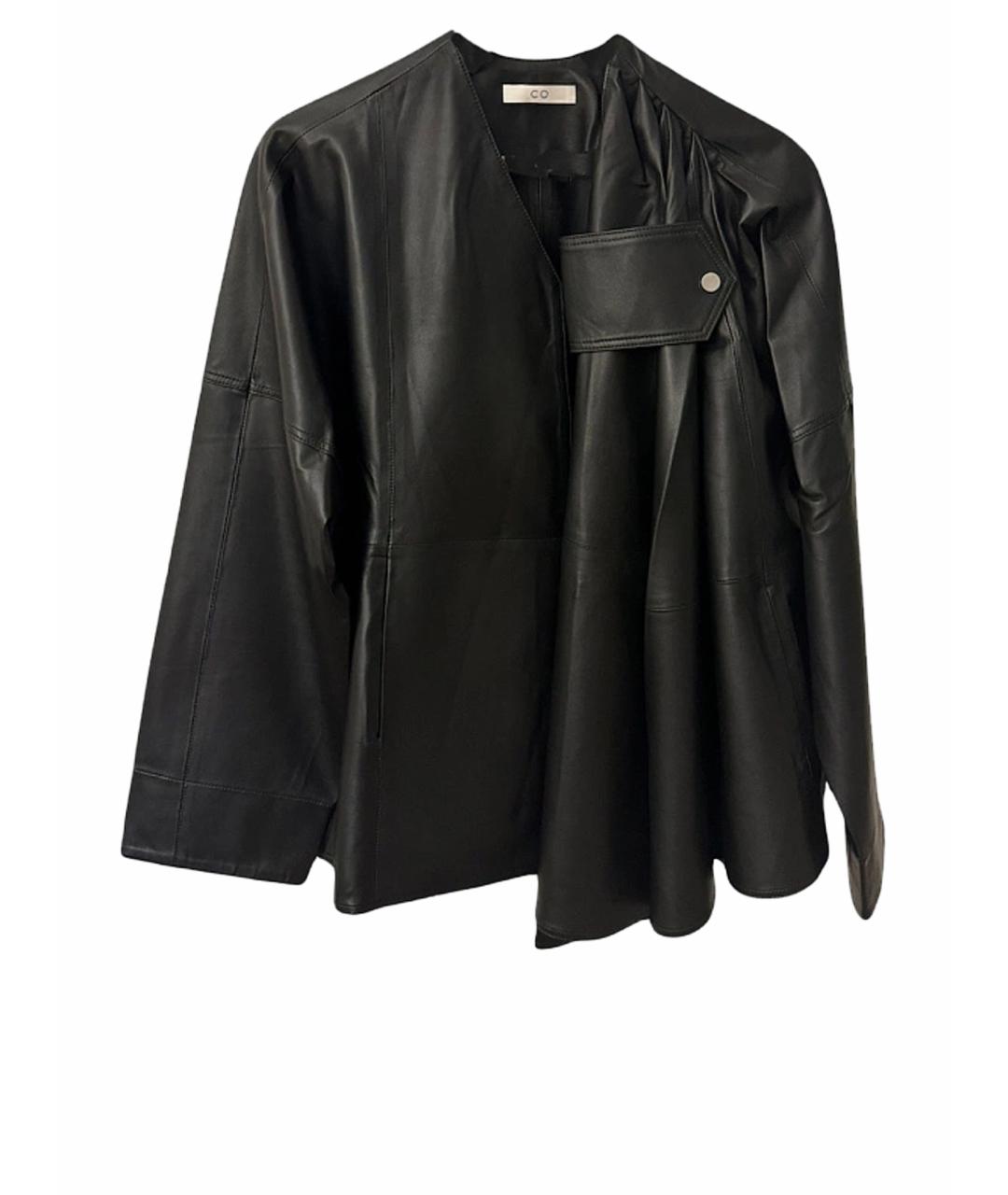 CO Черная кожаная куртка, фото 1